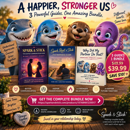 Spark & Stick 3-Guide Bundle - A Happier, Stronger Us